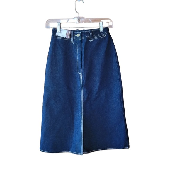 Vintage Dresses & Skirts - NWT‎ 1970s/80s Jordache Denim Skirt